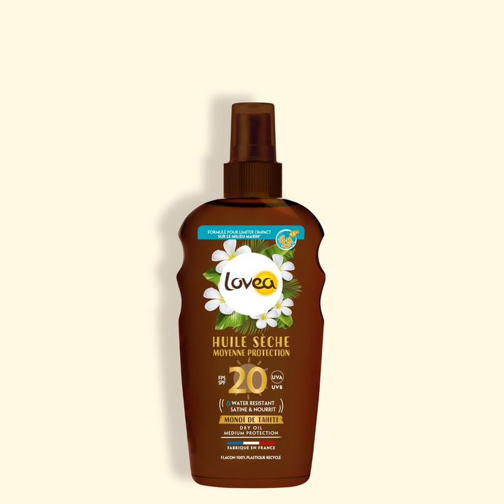 Huile Solaire Sèche SPF 20 Moyenne Protection