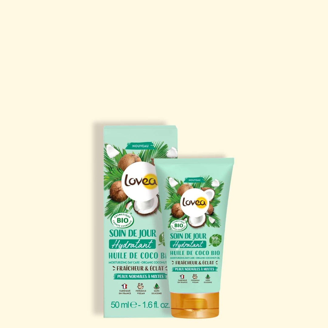 🎁 Soin de Jour Hydratant - Huile de Coco Bio (Offert)