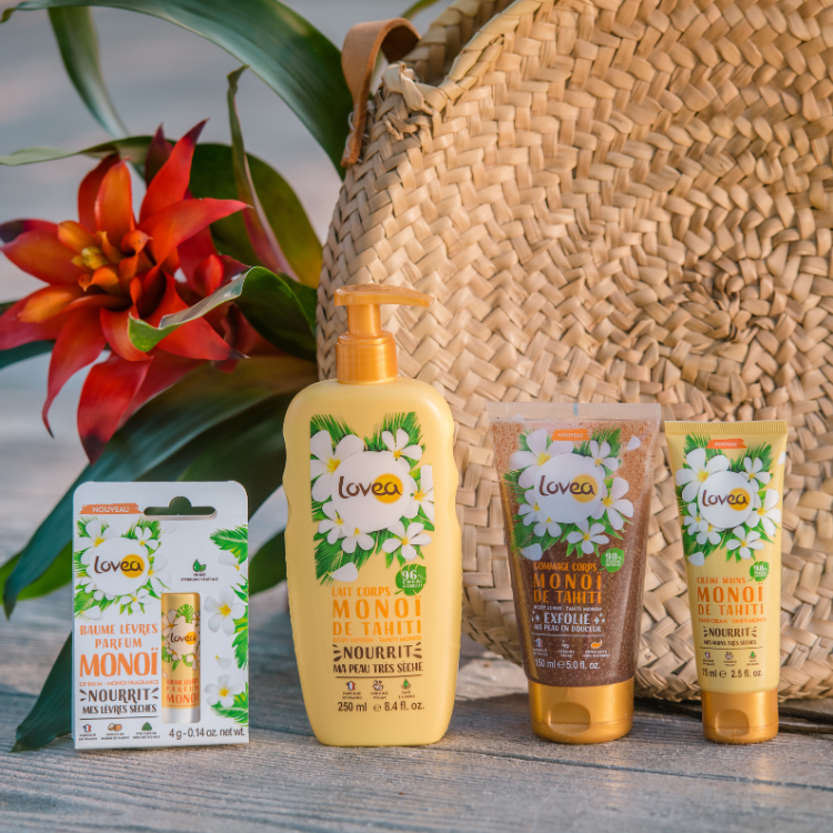 8000034 lovea kit soin corps routine douceur monoi produits