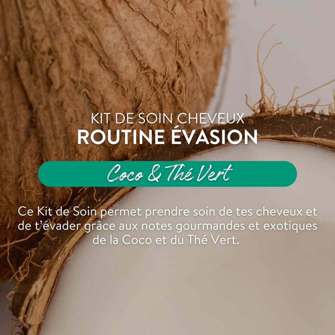 Hair Care Kit - Routine Evasion - Coconut & Green Tea