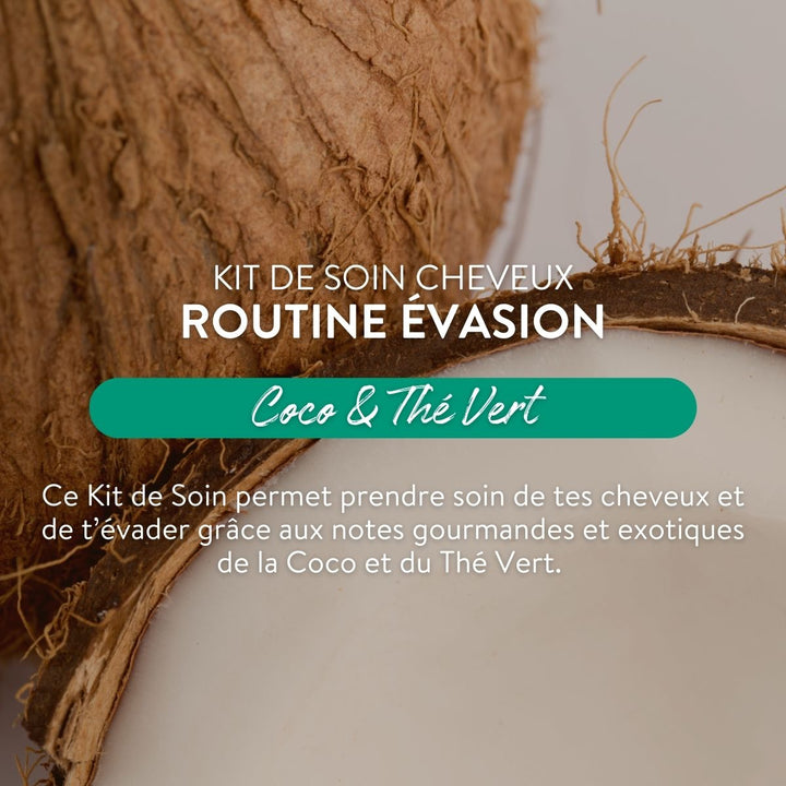 Hair Care Kit - Routine Evasion - Coconut & Green Tea