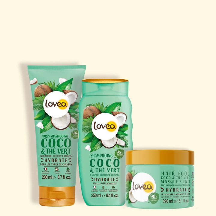 Hair Care Kit - Routine Evasion - Coconut & Green Tea