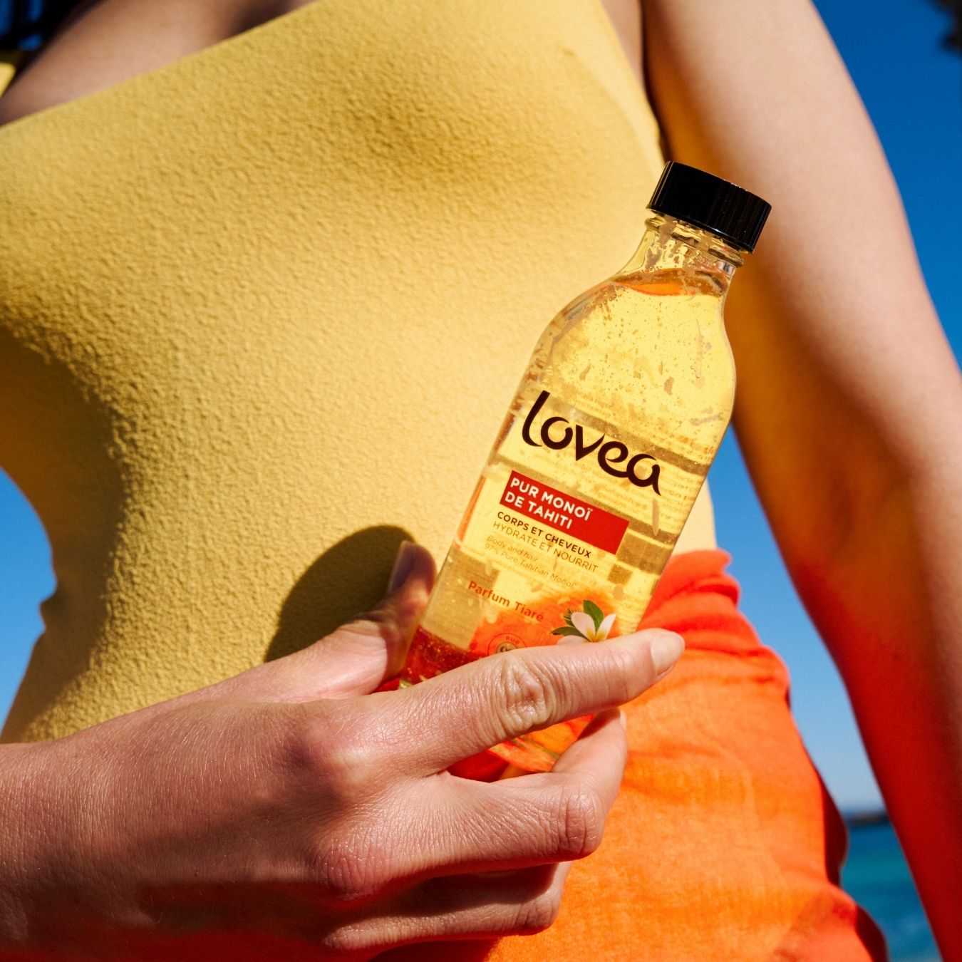 Lovea Pur Monoï de Tahiti Tiaré Corps et Cheveux 100 ml 2