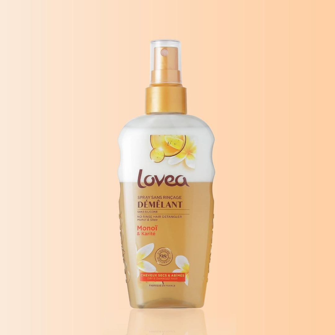 Spray Démêlant Sans Rinçage - Monoï & Karité - Cheveux secs & abîmés