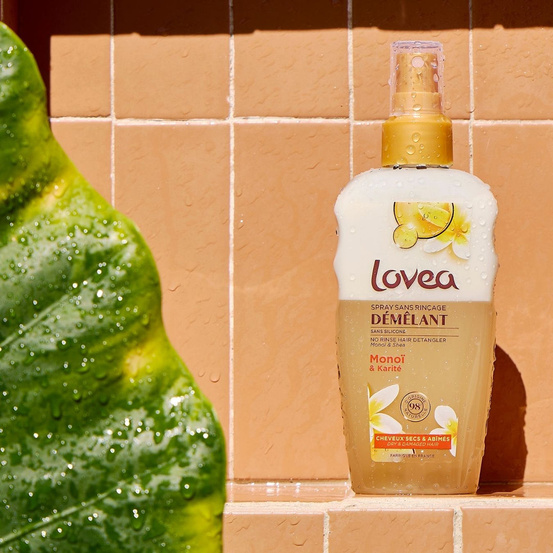 Spray Démêlant Sans Rinçage - Monoï & Karité - Cheveux secs & abîmés