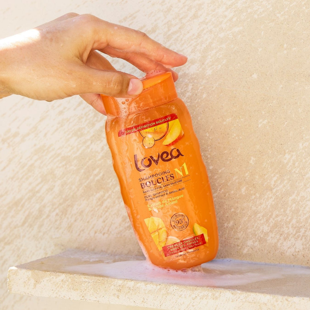 Shampooing Sans Sulfate Boucles - Cheveux bouclés, ondulés, frisés