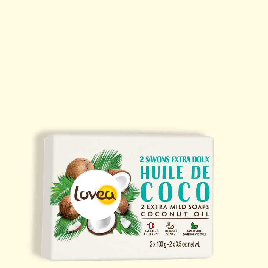 2009016 lovea 2 extra mild soaps coconut oil packshot