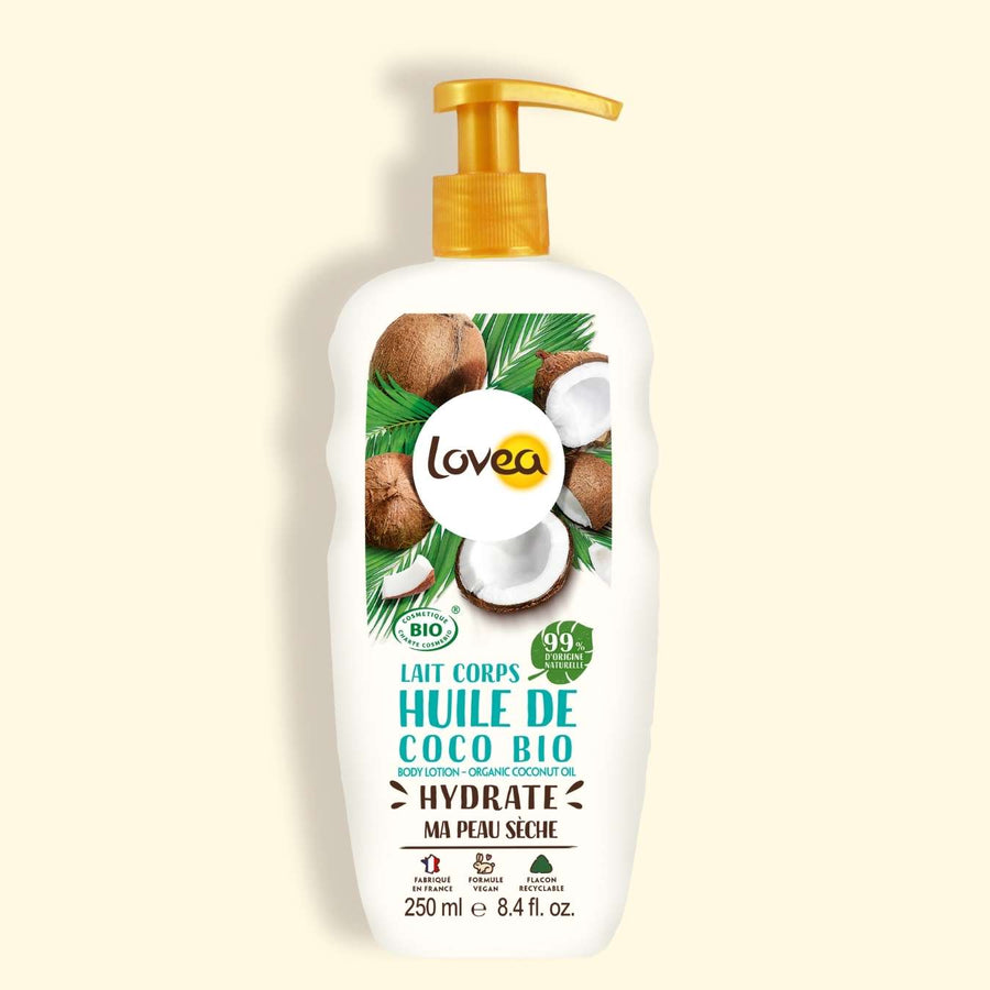 2012009 lovea organic coconut oil body lotion packshot