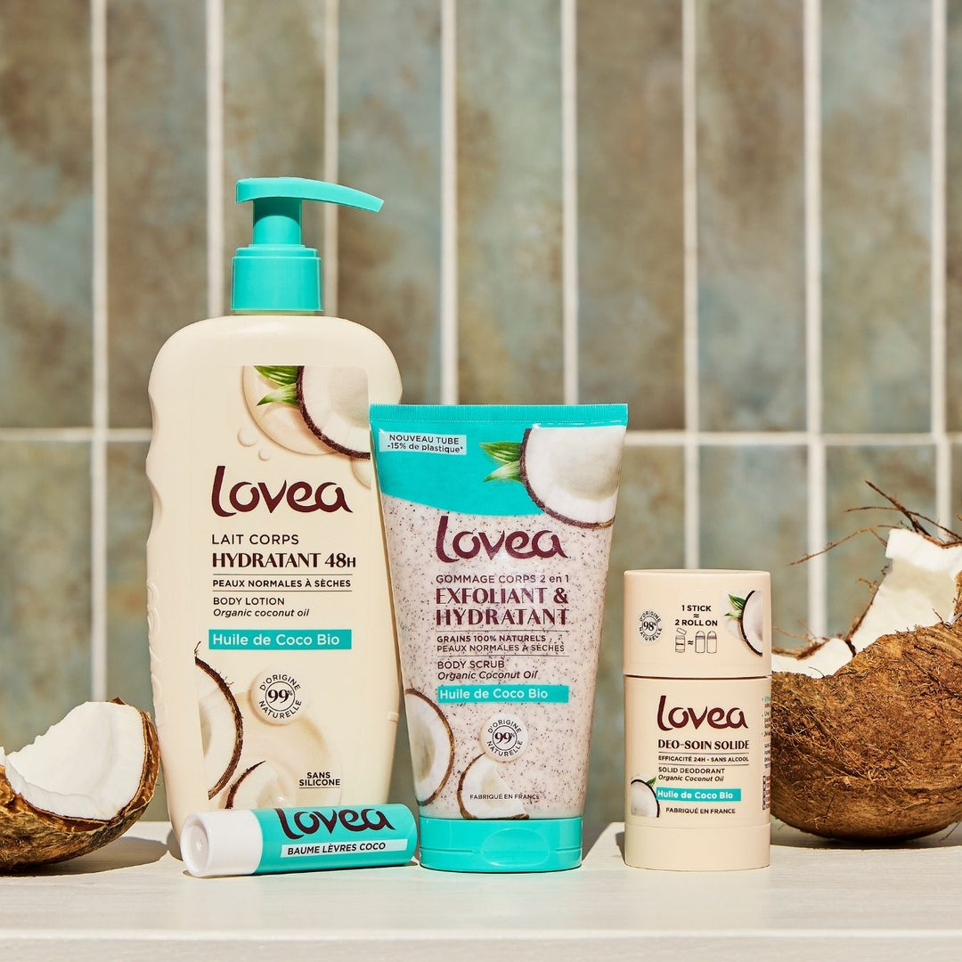 Baume à Lèvres Hydratant - Huile de Coco - Lèvres sèches & sensibles