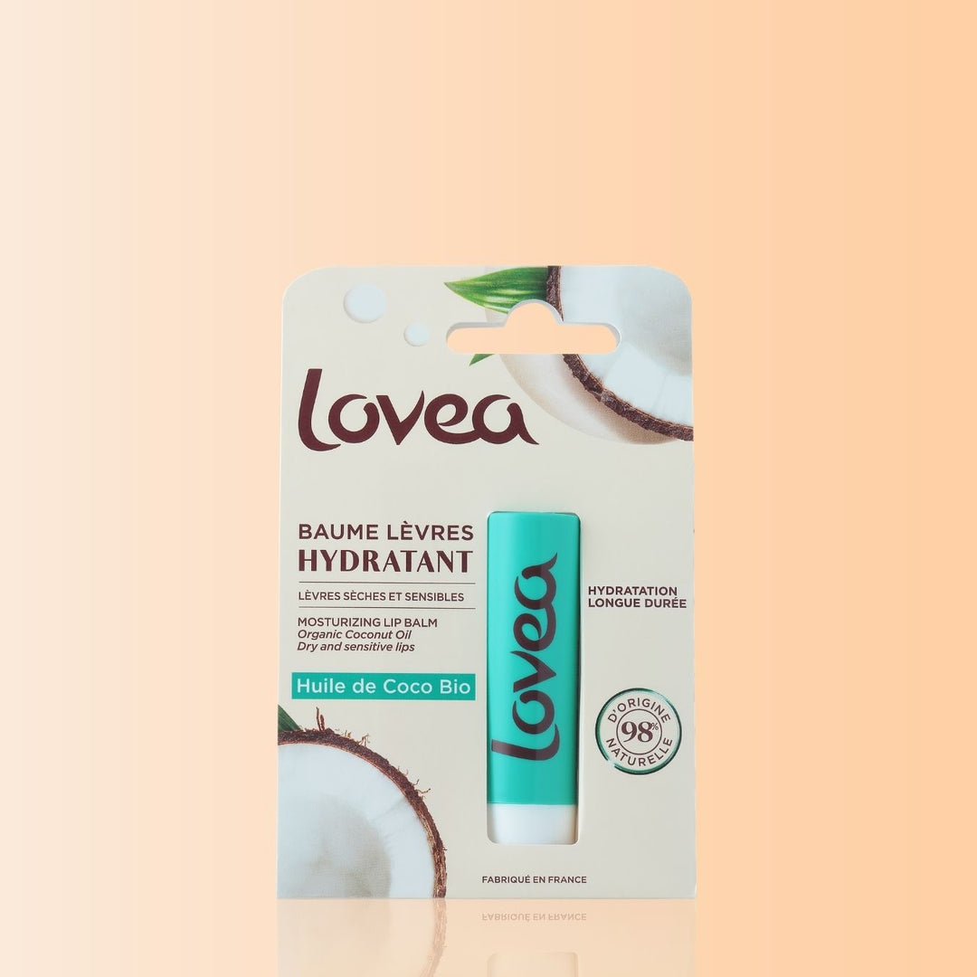 Baume à Lèvres Hydratant - Huile de Coco - Lèvres sèches & sensibles