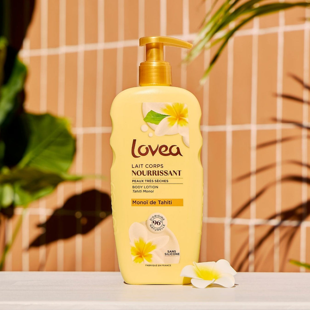 Lait Corps Nourrissant - Monoï de Tahiti - Peaux sèches à très sèches
