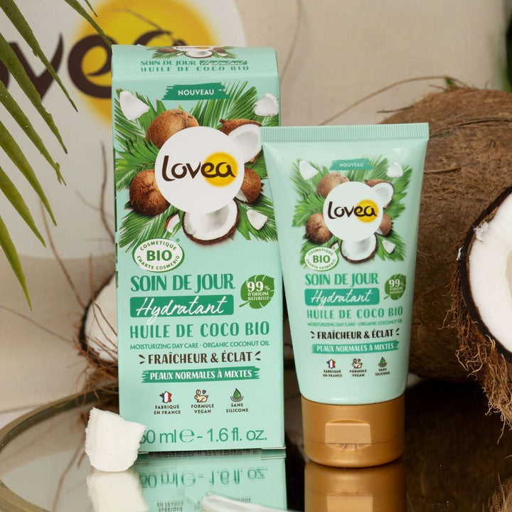 2022022 lovea moisturizing day care organic coconut oil product