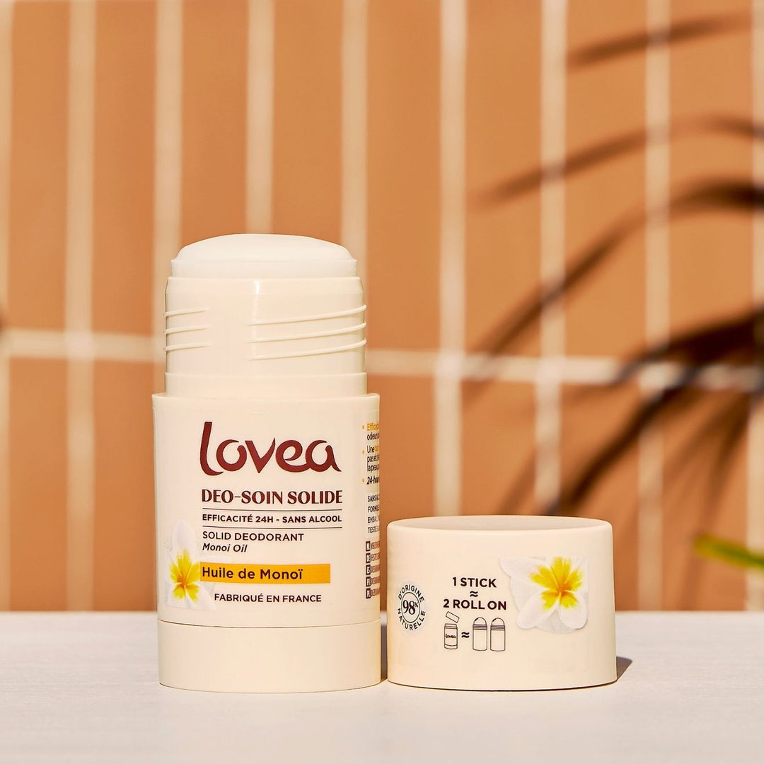 Déodorant Solide Soin - Efficacité 24h - Huile de Monoï