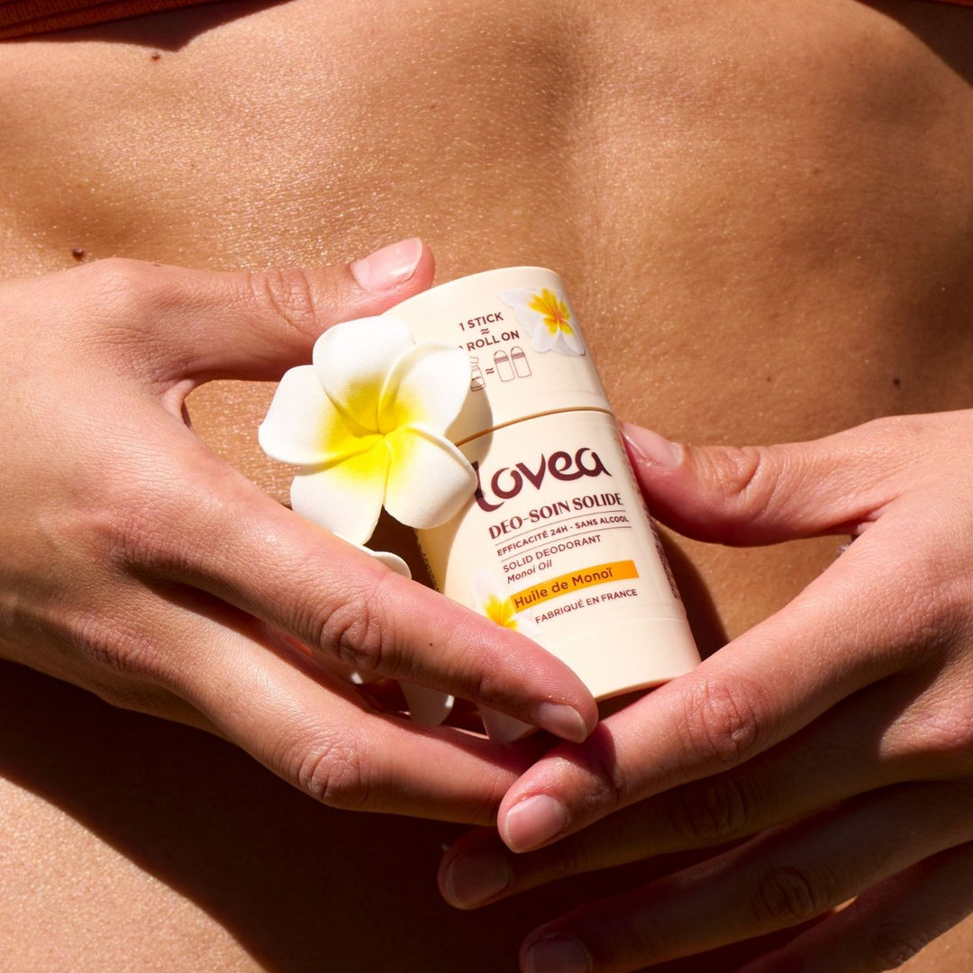 Déodorant Solide Soin - Efficacité 24h - Huile de Monoï