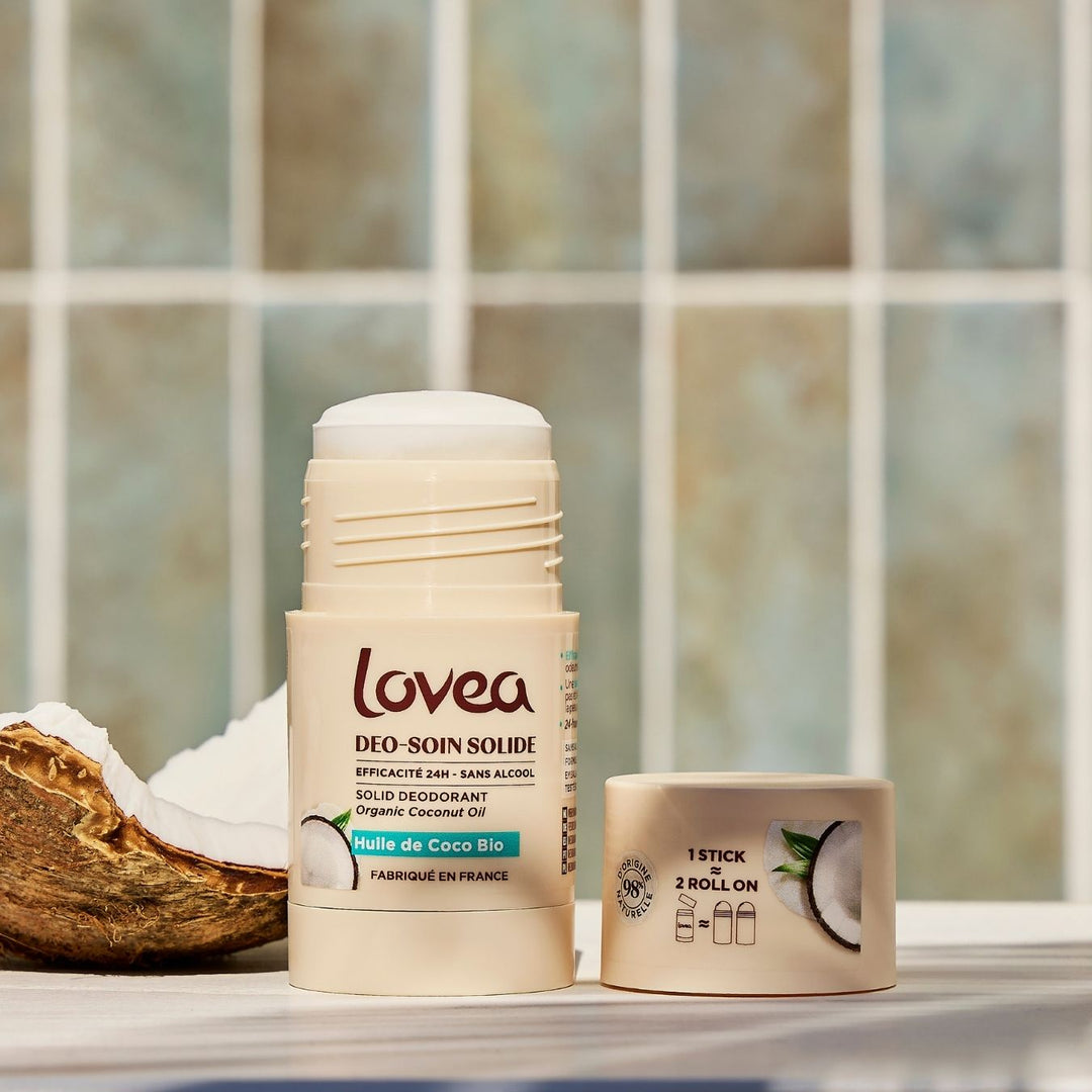 Déodorant Solide Soin - Efficacité 24h - Huile de Coco