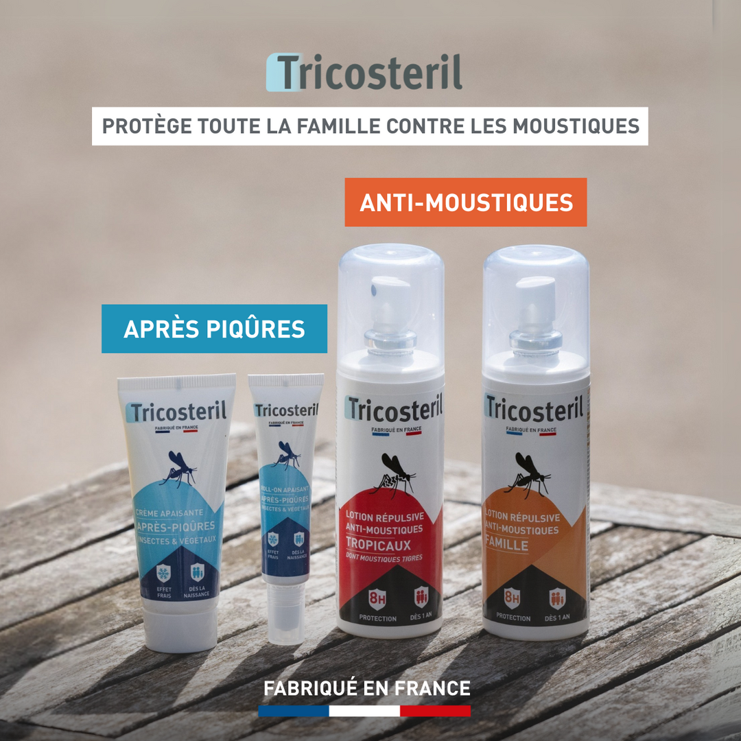 SPRAY ANTI-MOUSTIQUES - FAMILLE - TRICOSTERIL