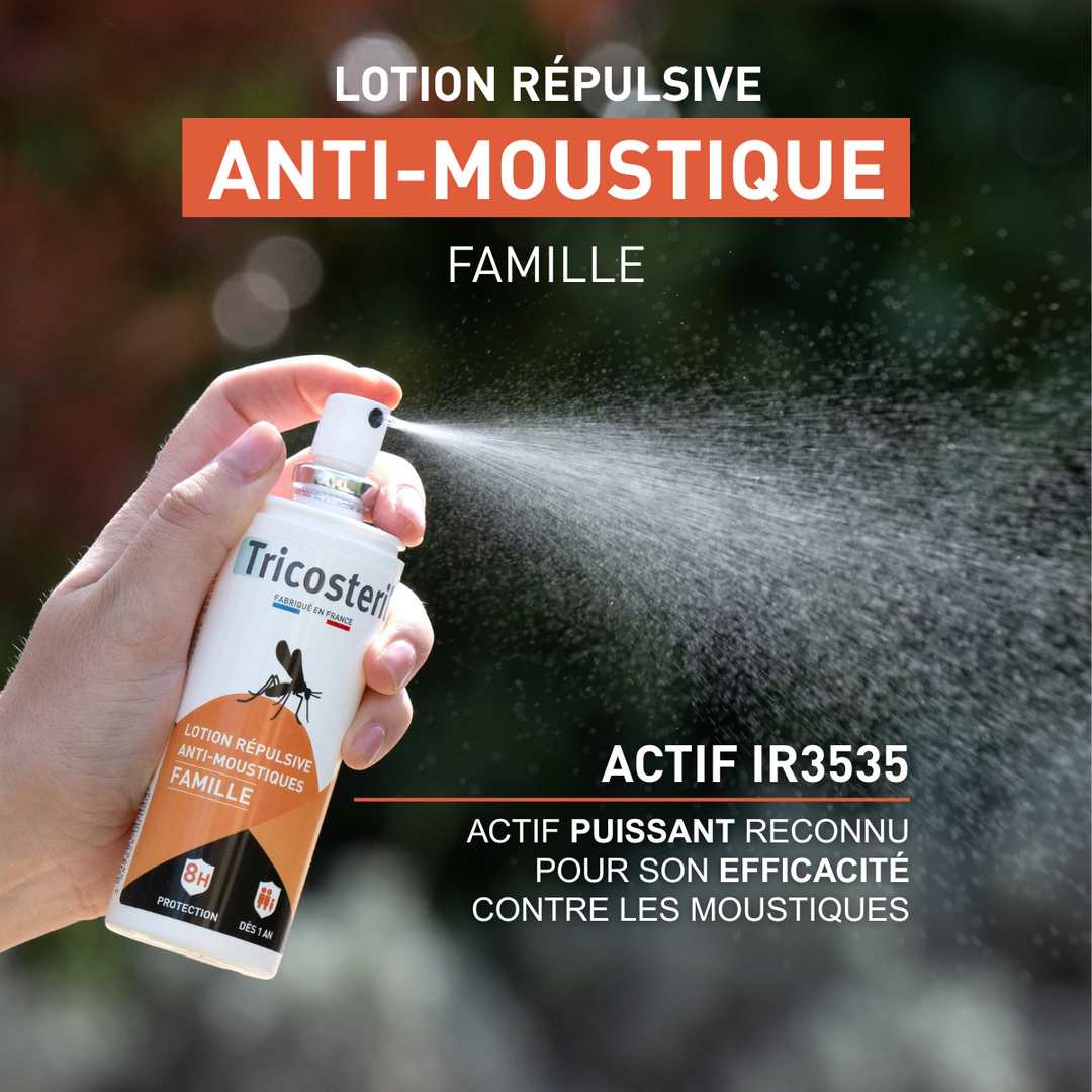 SPRAY ANTI-MOUSTIQUES - FAMILLE - TRICOSTERIL
