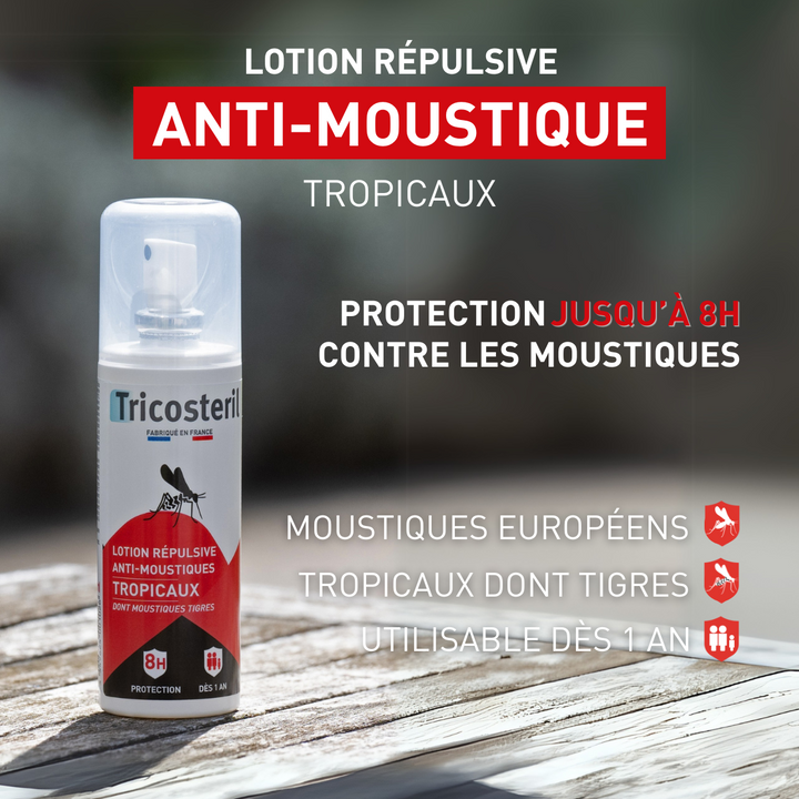 SPRAY ANTI-MOUSTIQUES - TROPICAUX - TRICOSTERIL