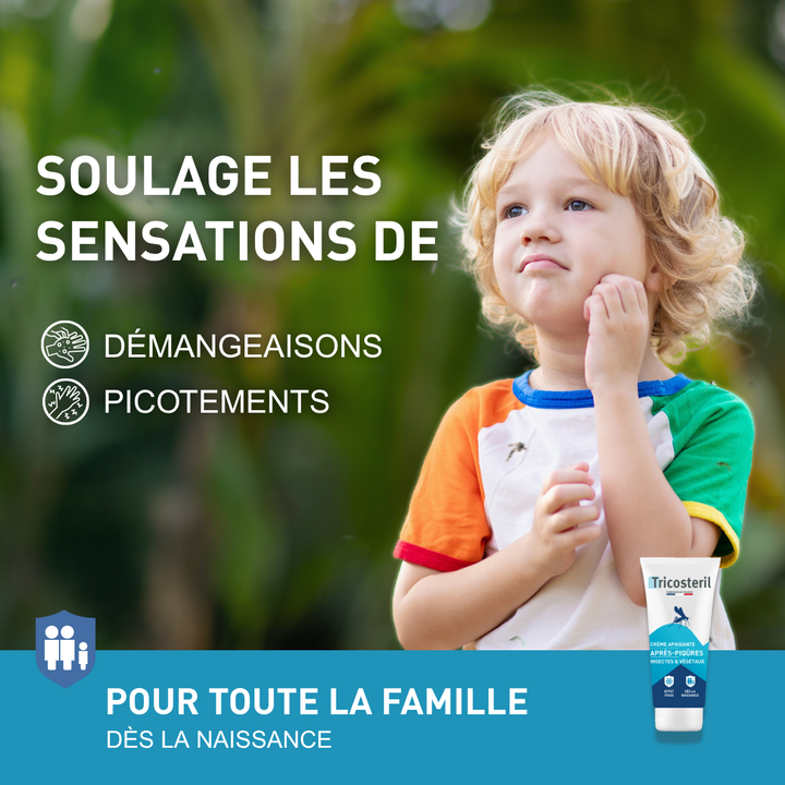 CRÈME APAISANTE APRES-PIQÛRES - MOUSTIQUES & VÉGÉTAUX - TRICOSTERIL