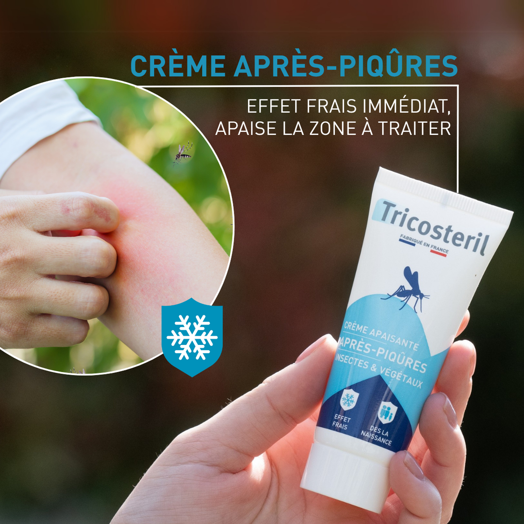 CRÈME APAISANTE APRES-PIQÛRES - MOUSTIQUES & VÉGÉTAUX - TRICOSTERIL
