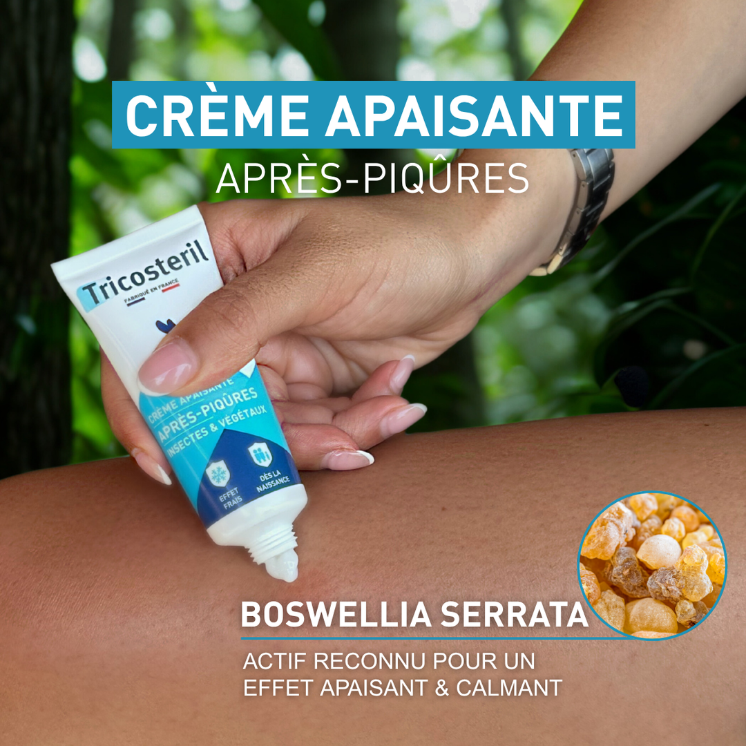 CRÈME APAISANTE APRES-PIQÛRES - MOUSTIQUES & VÉGÉTAUX - TRICOSTERIL