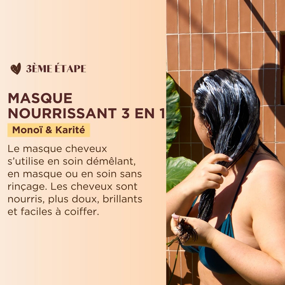 Routine de Soin Nourrissante - Cheveux Secs & Abîmés