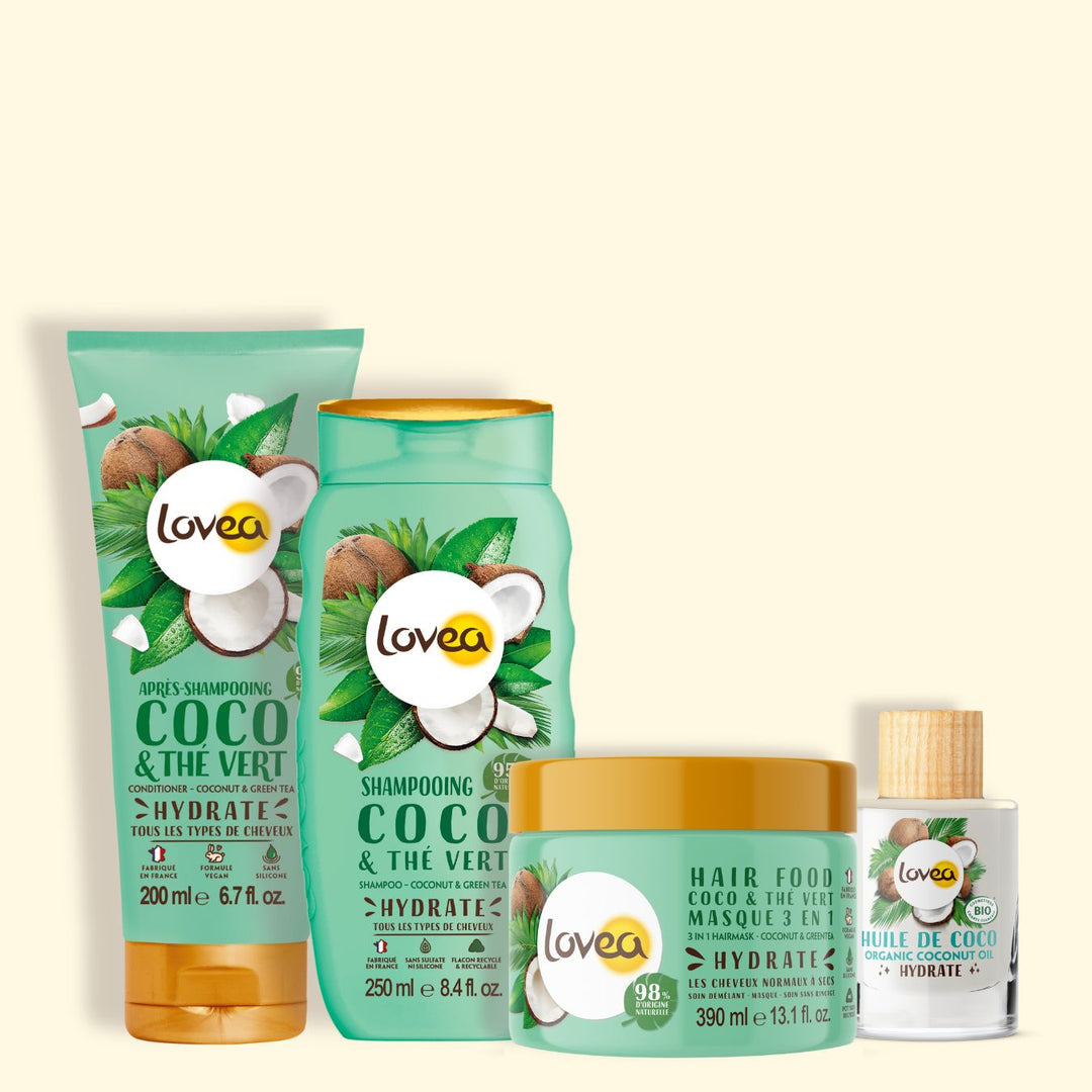 Hair Care Kit - Routine Evasion - Coconut & Green Tea