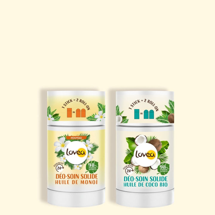 Duo Découverte - Solid Deodorants - Monoi and Coconut Oil