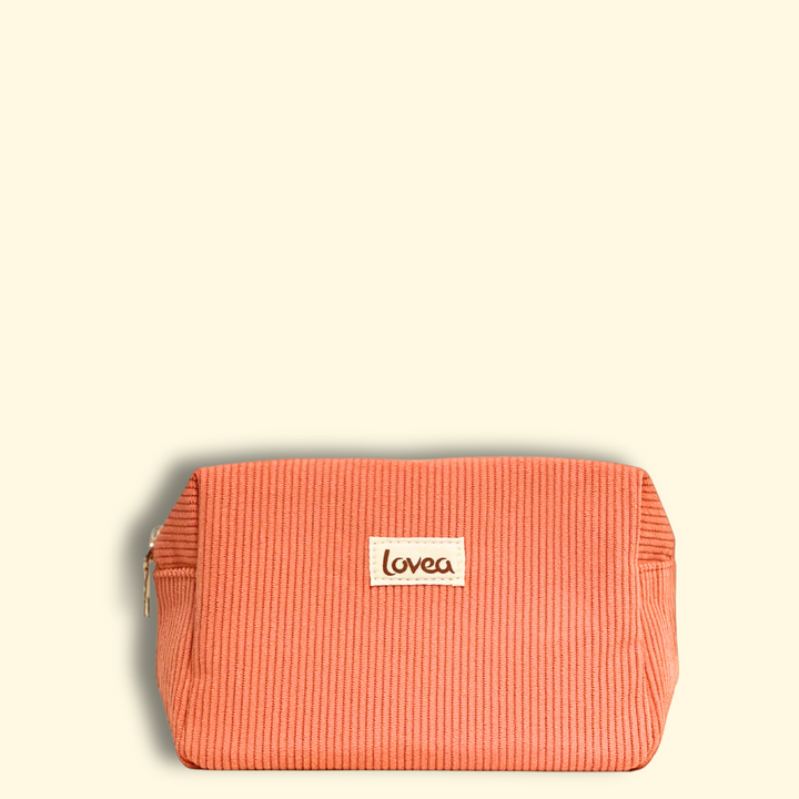 Trousse en velours côtelé