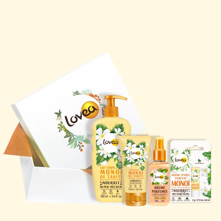 Coffret Cadeau Noël - Douceur des Iles - Monoï