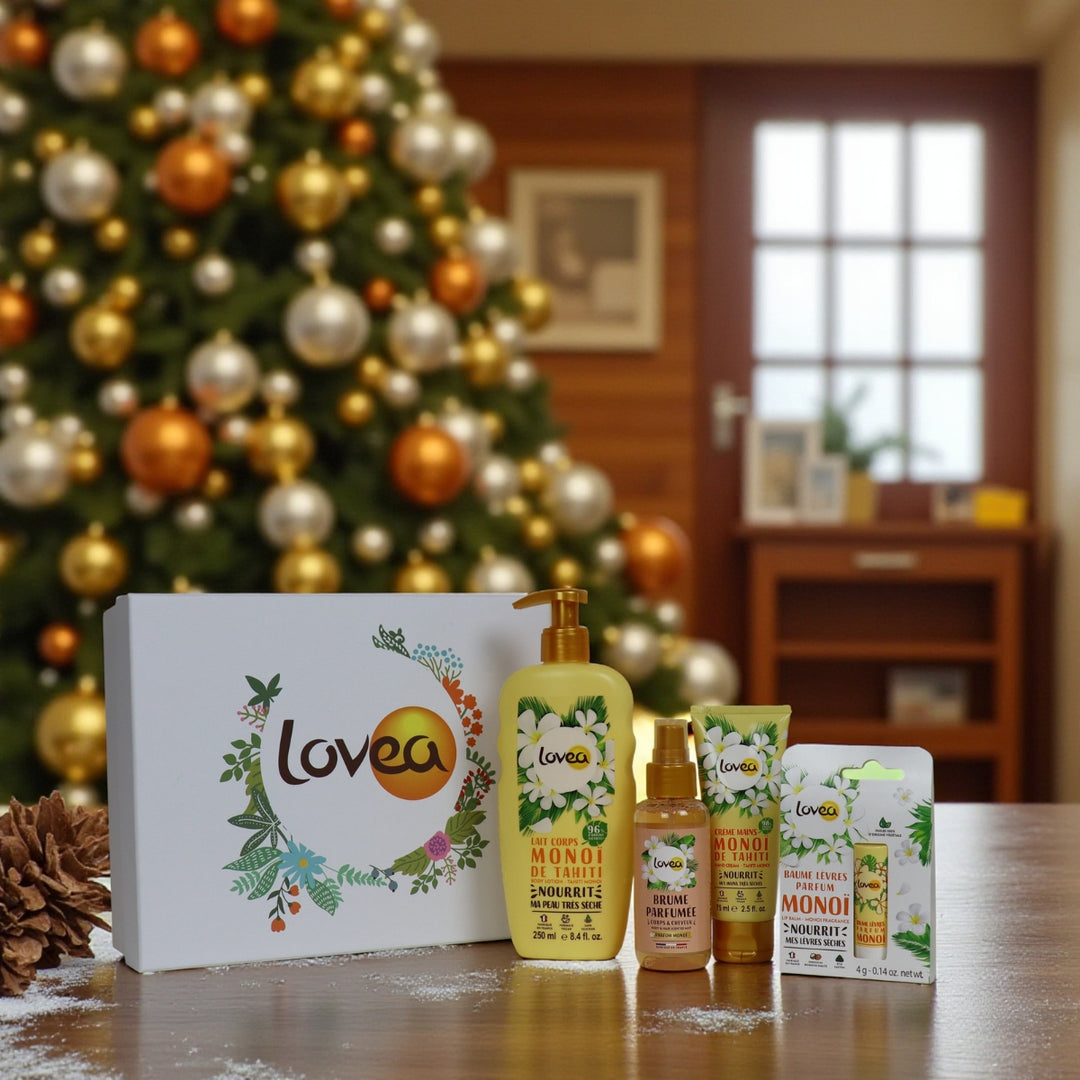 Coffret Cadeau Noël - Douceur des Iles - Monoï