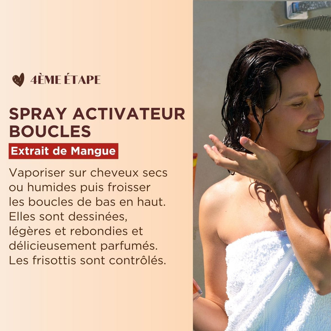 Routine de Soin Définition Boucles 72H - Cheveux Bouclés