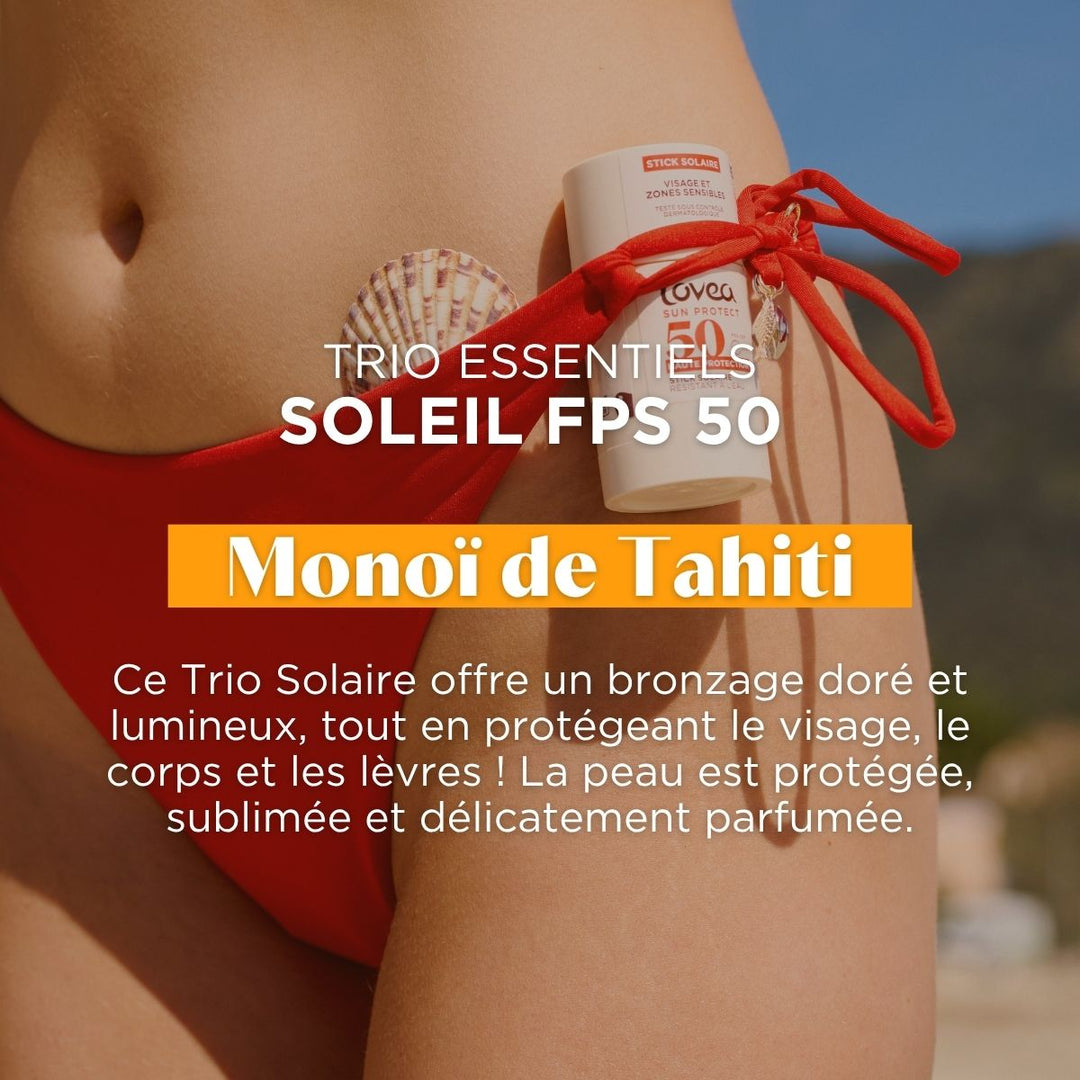 Trio Solaire - Essentiels Soleil SPF 50 - Monoï de Tahiti