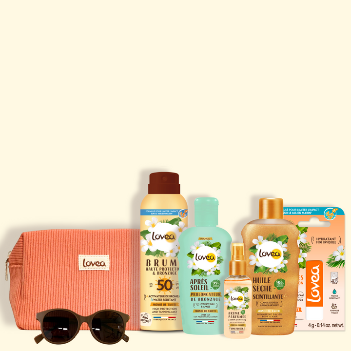 Trousse Soleil  & Évasion – Monoï